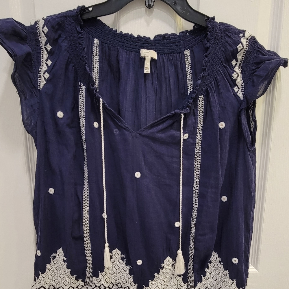 Joie embroidered top